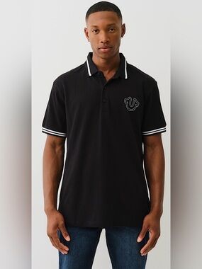 Big T Horseshoe Polo Shirt True Reigion